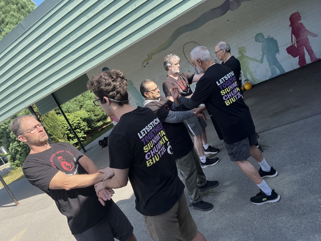 Chi Sao — outdoor training